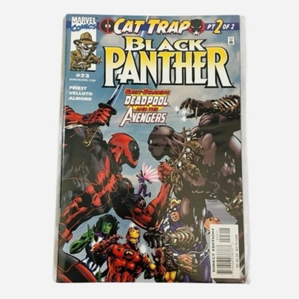 Marvel Comics Black Panther #23 Cat Trap Pt 2 Deadpool Avengers Guest NM New